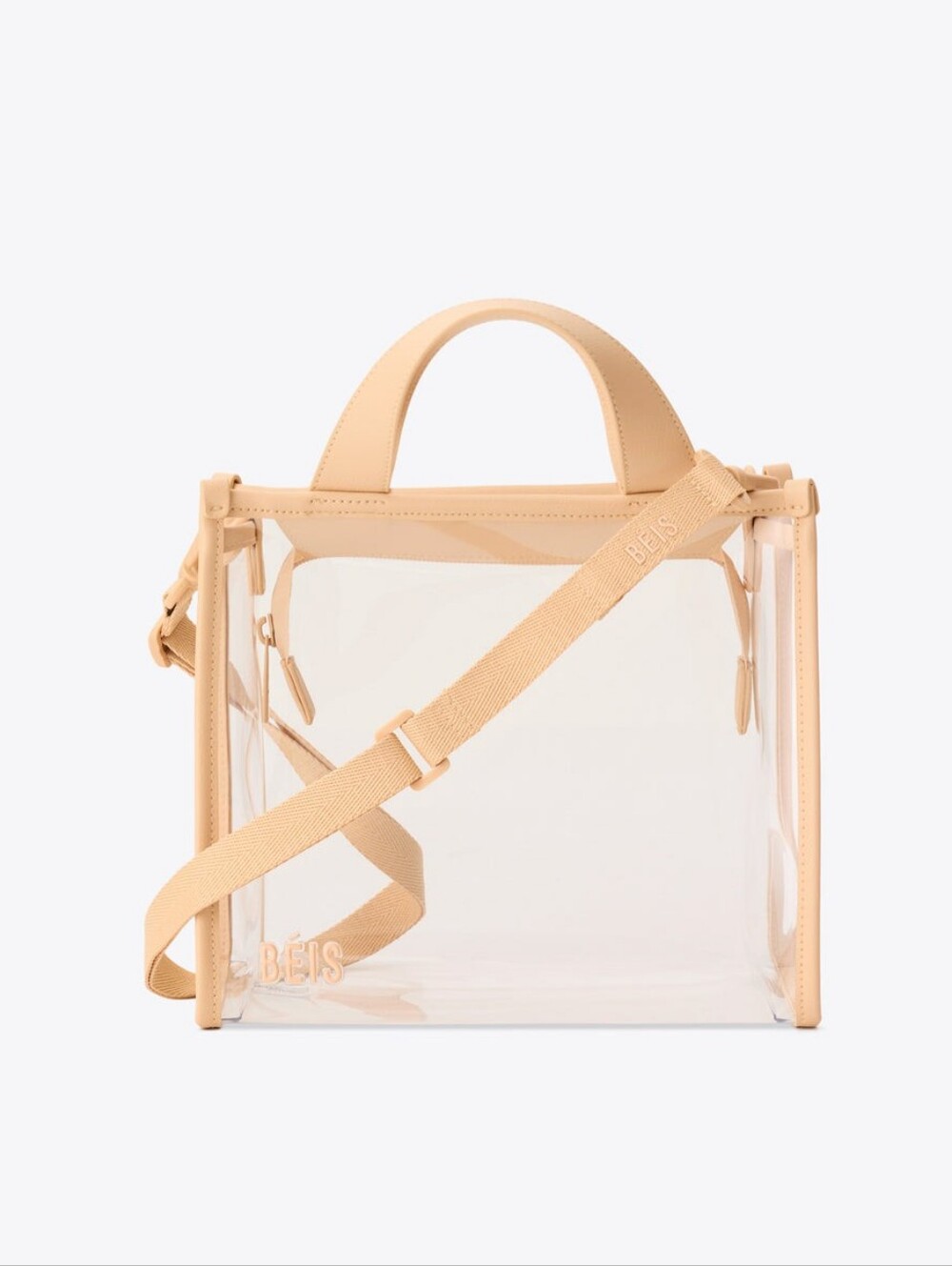 Beis Clear Crossbody Bag Stadium Transparent with Removeable Strap BNWT